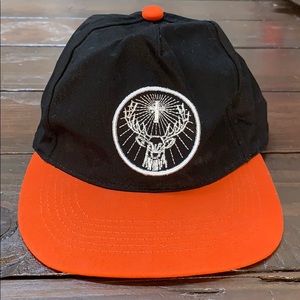 Jagermeister snap back hat NWOT black and orange Jager
